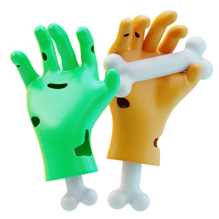 Zombie Hand  3D Icon