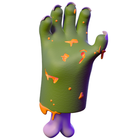 Zombie Hand  3D Illustration