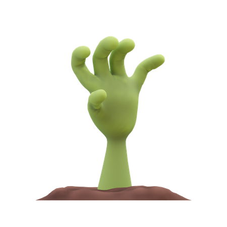 Zombie Hand  3D Illustration