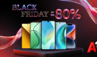 Black Friday оферти от А1: Селекция смартфони на водещи марки с до 80% отстъпка