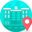 building, clinic, hospital, location, medical