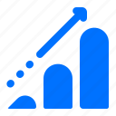 bar, chart, graph, rise