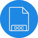 doc, file, format