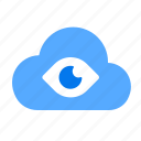 cloud, eye, private