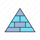 chart, data, diagram, pyramid