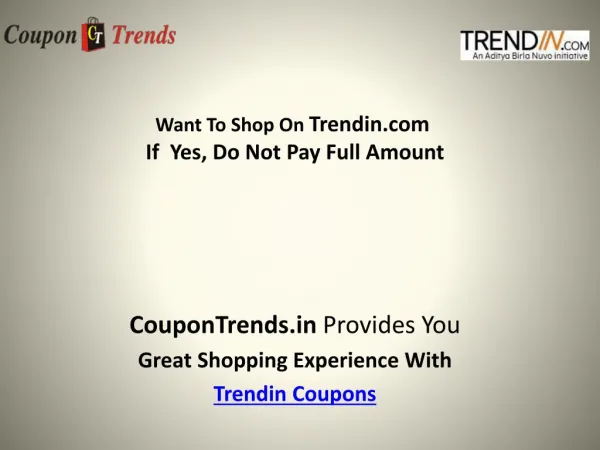 Trendin Coupons