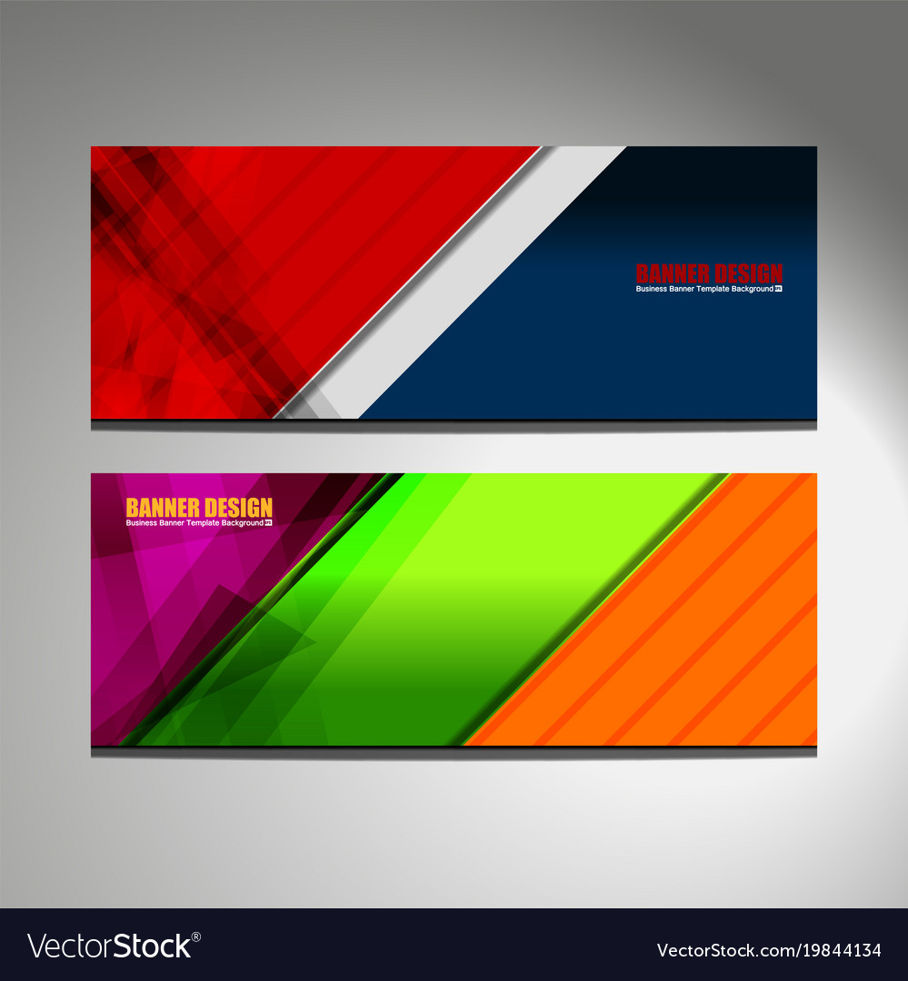 Banner stripes background