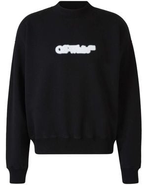 Off-White c/o Virgil Abloh Spray Arrows Crew Neck Sweatshirt Clothing - Black