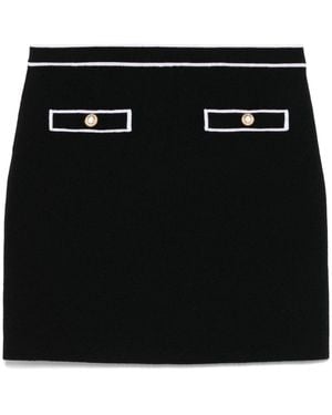 Alice + Olivia Knitted Mini Skirt - Black