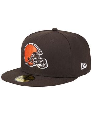 KTZ Cleveland S Main 59fifty Fitted Hat - Brown