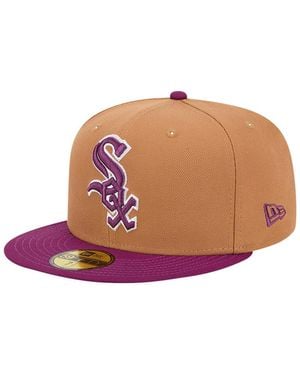 KTZ Chicago White Sox Two-tone Color Pack 59fifty Fitted Hat - Brown