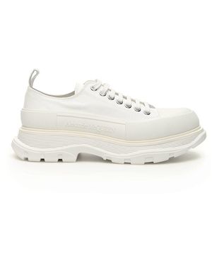 Alexander McQueen Tread Slick Sneakers - White