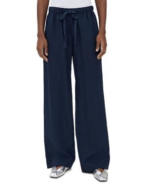 Vince Id Rie Utiity Drawtring Pant Coata Bue - Blue