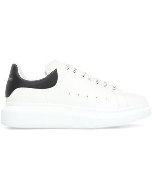 Alexander McQueen Leather Chunky Sneakers - White