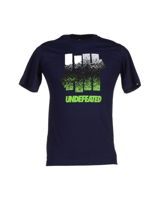 Undefeated Blue T-shirt for men