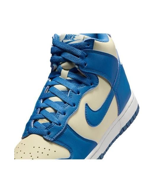 Nike Blue Dunk Hi Basketball Sneaker