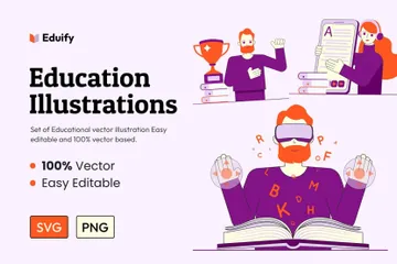 Eduify –Educations Illustration Pack