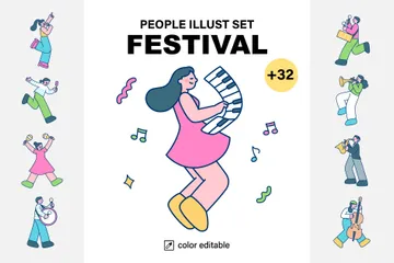 Festival Illustration Pack