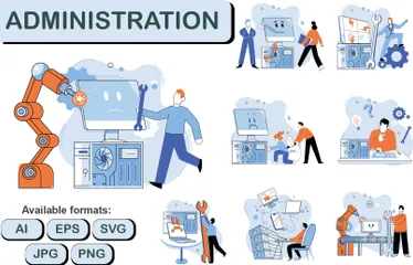 L'administration du système Pack d'Illustrations