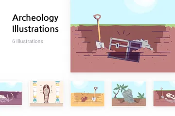 Archeology Illustration Pack