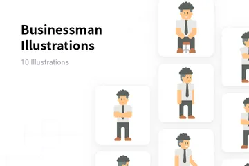 Businessman Illustration Pack