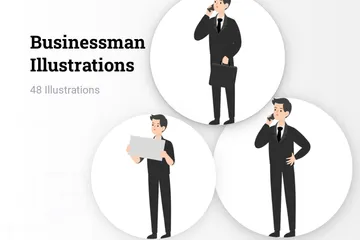 Businessman Illustration Pack