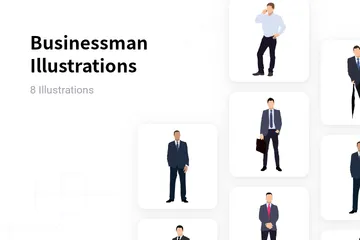 Businessman Illustration Pack