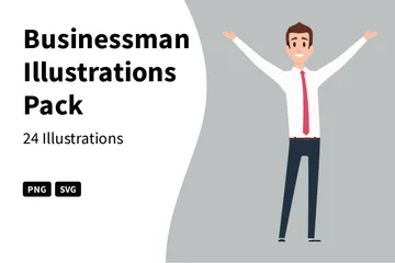 Businessman Illustration Pack