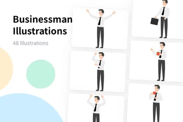 Businessman Illustration Pack