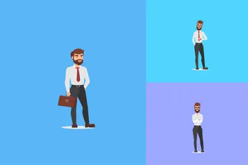 Businessman Illustration Pack