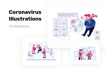 Coronavirus Illustrationspack