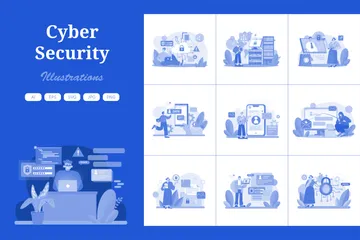 Cyber Security Illustration Pack