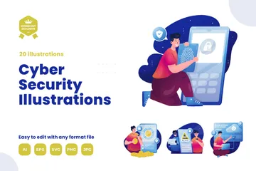 Cyber Security Illustration Pack