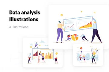 Data Analysis Illustration Pack