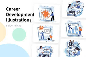 Développement de carrière Pack d'Illustrations