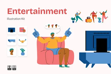 Entertainment Illustration Pack