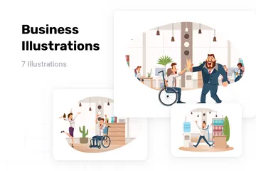 Entreprise Pack d'Illustrations