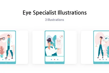 Especialista de los ojos Paquete de Ilustraciones