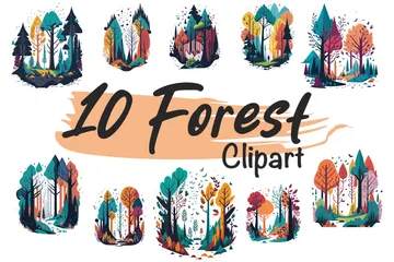 Free Floresta Pacote de Ilustrações