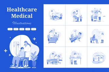 Healthcare And Medical Illustration Pack