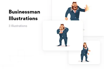 Homme d'affaire Pack d'Illustrations