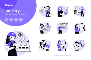 Industry Illustration Pack