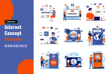 L'Internet Pack d'Illustrations