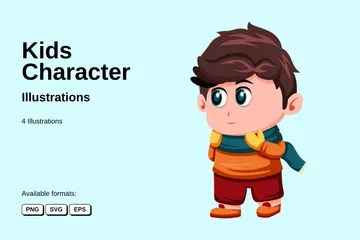 Kids Character Illustration Pack