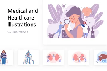 Medical And Healthcare Illustration Pack