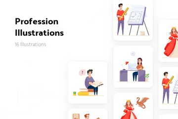 Profession Pack d'Illustrations