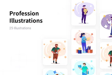 Profession Pack d'Illustrations