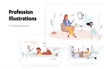 Profession Pack d'Illustrations