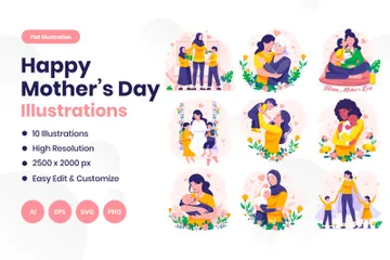 Mother's Day Illustration Pack