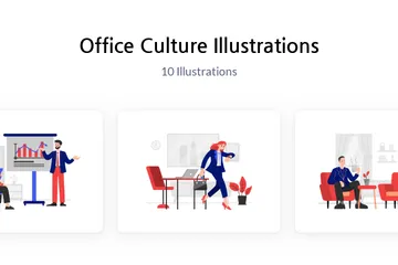 Office Culture Illustration Pack